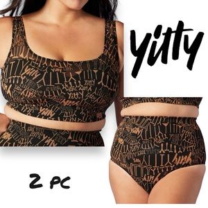 Yitty Mesh Me Matching Bralette and Panty Shaper Set